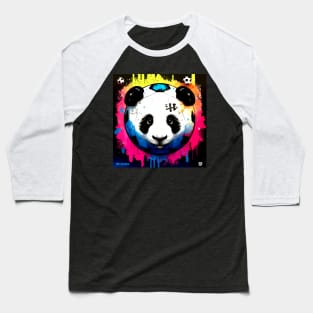 Panda Soccer Ball - Soccer Futball Football - Graphiti Art Graphic Paint Baseball T-Shirt